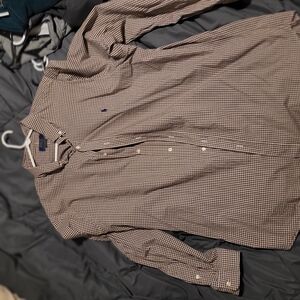 Ralph Lauren Polo Brown Gingham Shirt